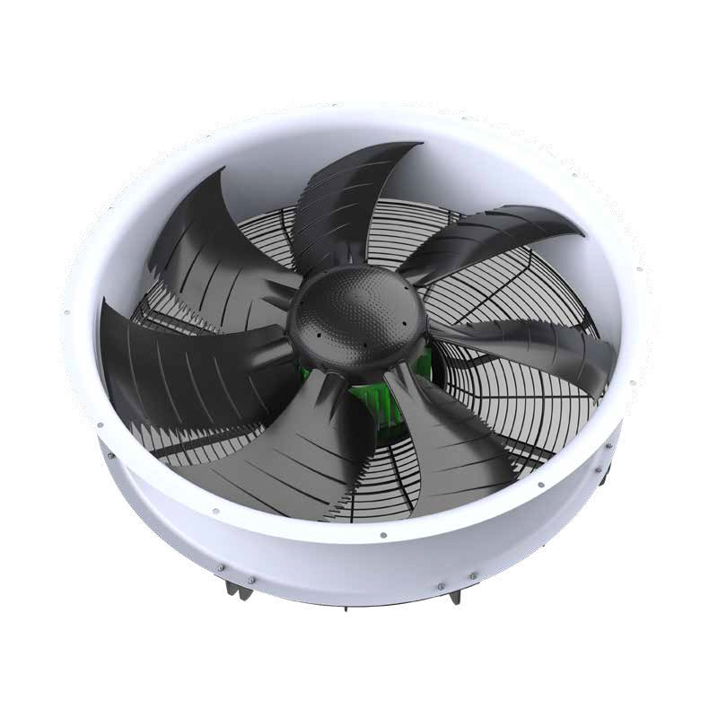 Řada KF Mimořádně vysoce účinný axiální ventilátor s nízkou hlučností