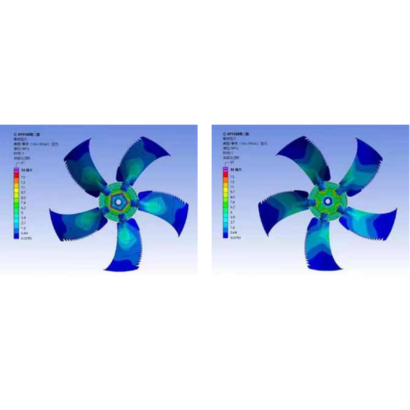 Řada KF Mimořádně vysoce účinný axiální ventilátor s nízkou hlučností